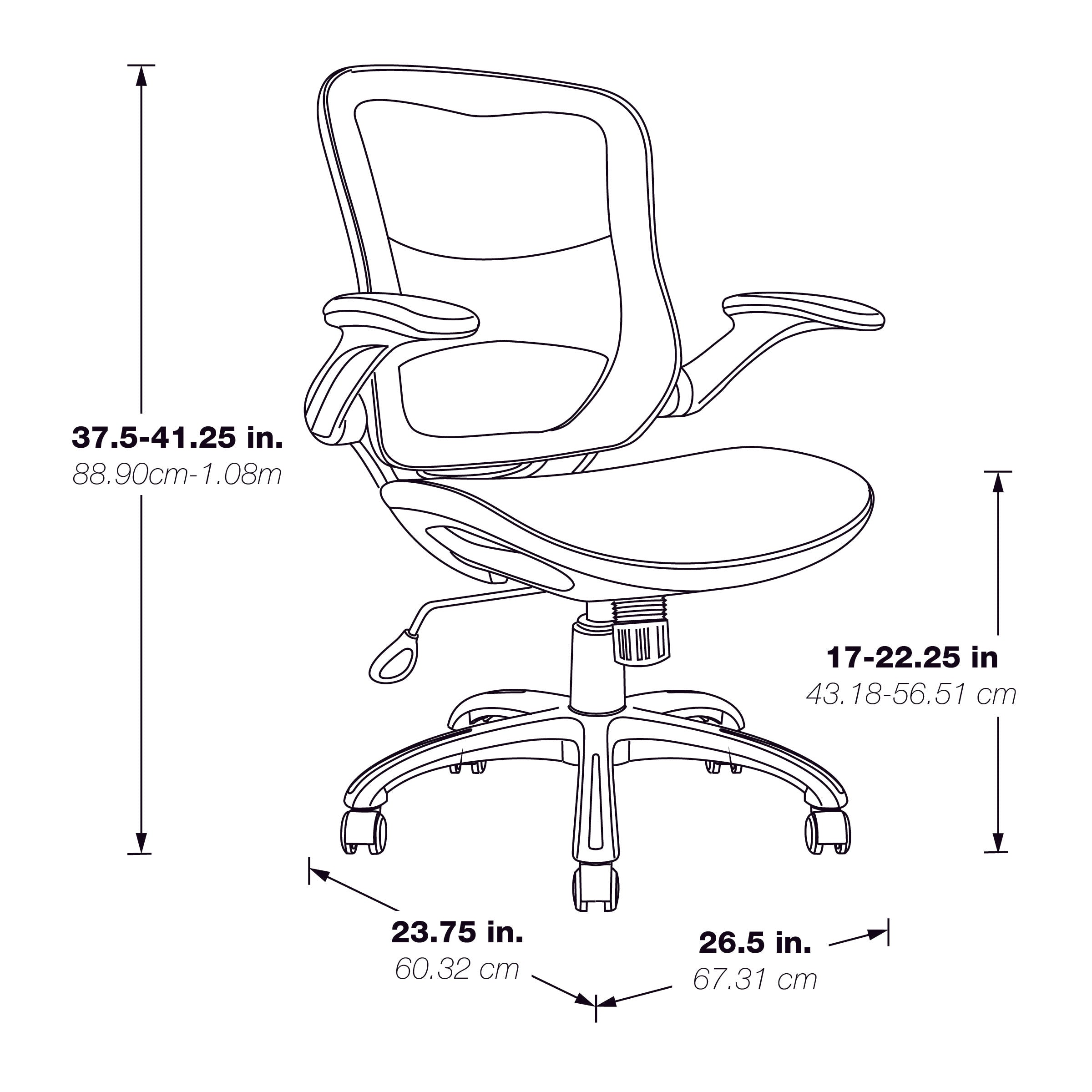 Mesh Seat and Back Manager’s Chair